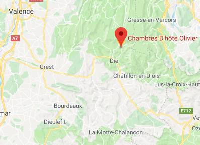 Accès Chambres D'hôte Olivier